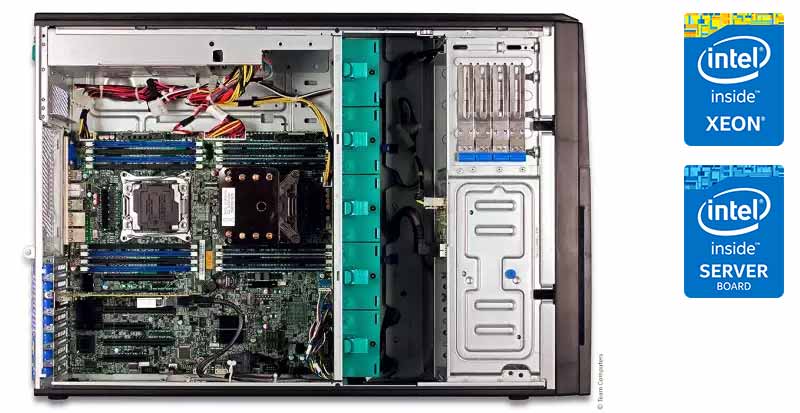 Intel SC5600BASE szerverház
