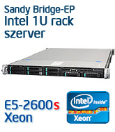 Intel R1208GZ rack szerver, Sandy Bridge-EP