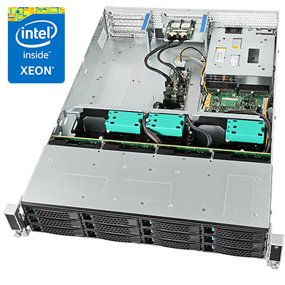 Intel JBOD2000 2U rack szerver storage