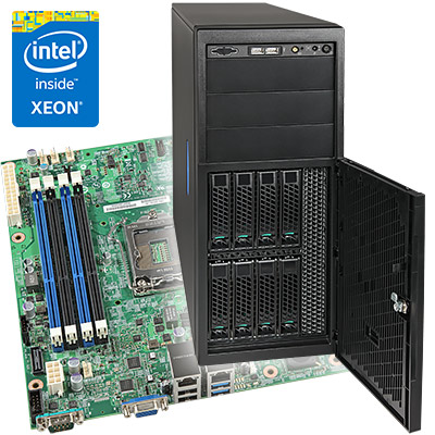 Intel E3-1200 v3 Xeon torony szerver (Haswell)