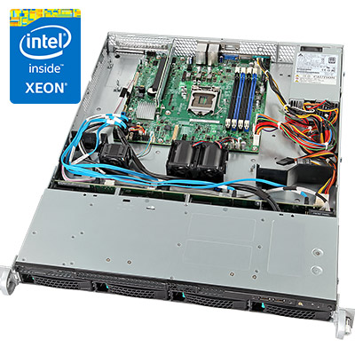 Intel E3-1200 v3 Xeon 1U rack szerver (Haswell)