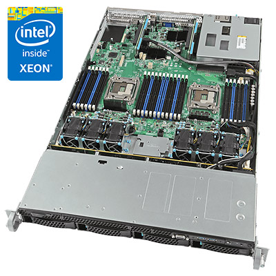 Intel R1304WT2GS 1U rack szerver, Haswell-EP