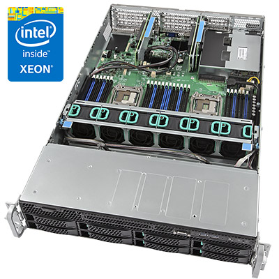 Intel E5-2600 v3 2U rack szerver (Haswell-EP)
