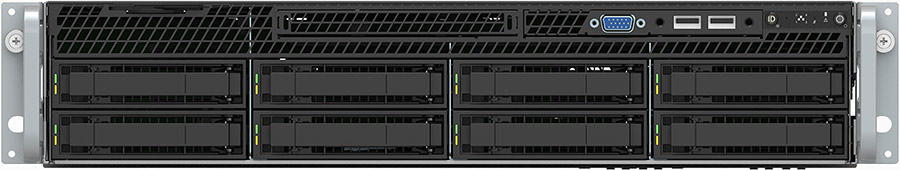 Intel R2308WFTZS 2U rack szerver