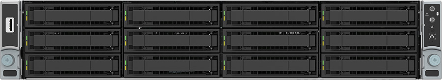 Intel R2312WFTZS 2U rack szerver