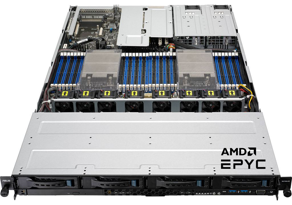 RS700A-E11-RS4U, AMD Epyc 1U rack szerver