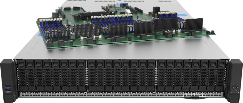 Intel M50CYP2UR208 2U rack szerver és alaplap