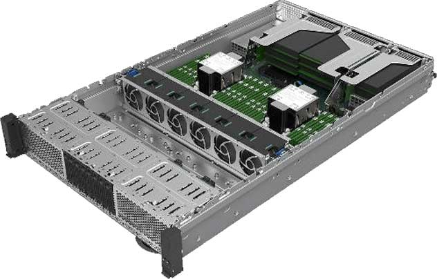 Intel Dual Xeon 3rd Gen. Scalable (Ice Lake), 2U rack szerver