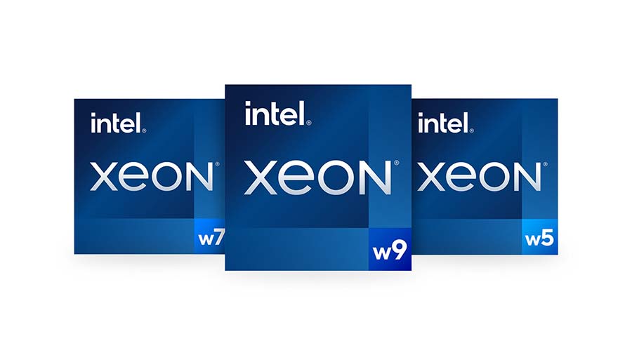 Intel Xeon Workstation CPU badges