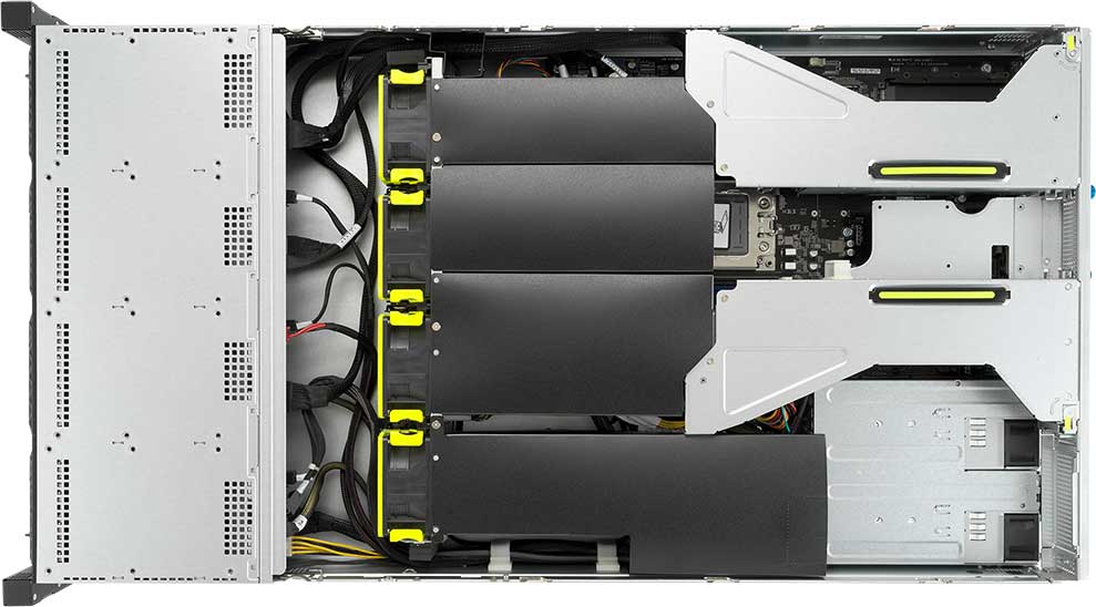 ASUS RS520-E11-RS24U, ASUS 2u rack szerver, egyutas