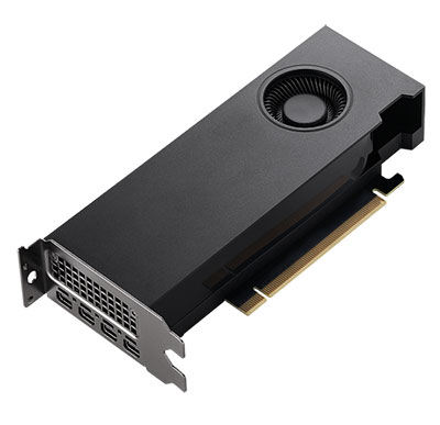 NVIDIA RTX A2000 GPU kicsi