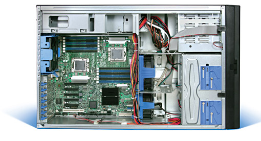 Intel SC5600BASE, szerelt