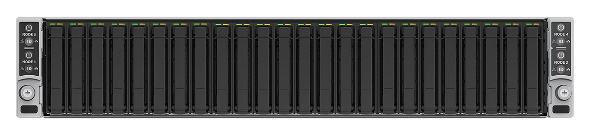 Intel Dual Xeon 2nd Gen. Scalable (Cascade Lake), 2U rack szerver H2224XXLR3