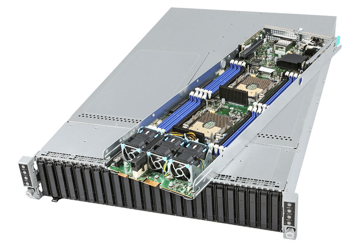 Intel Dual Xeon 2nd Gen. Scalable (Cascade Lake), 2U rack szerver R2208WFTZSR