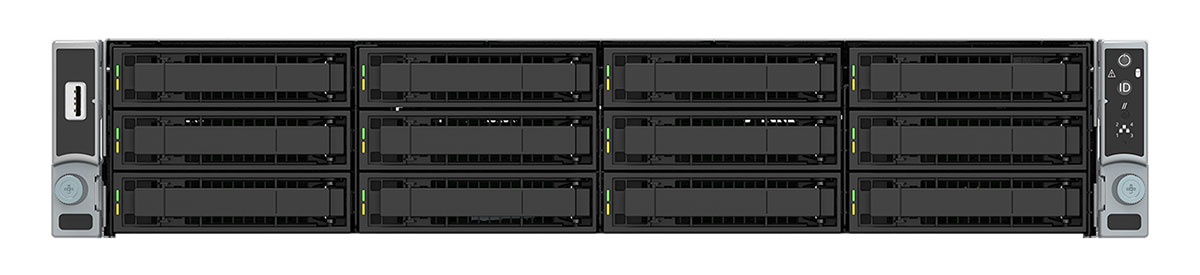 Intel Dual Xeon 2nd Gen. Scalable (Cascade Lake), 2U rack szerver R2312WFTZSR