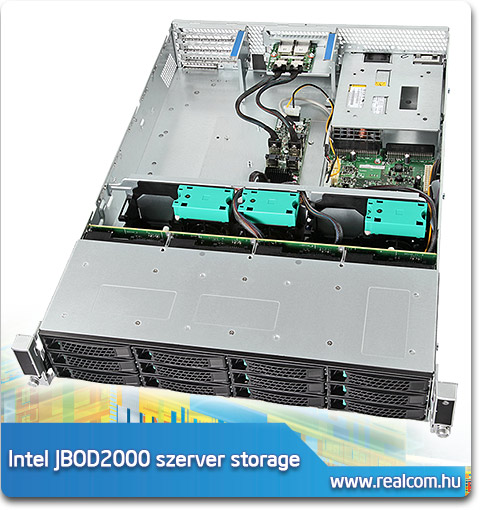 Intel JBOD2000 2U rack szerver storage