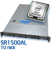 intel SR1500AL 1U Rack szerver