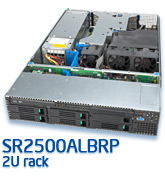 intel SR2500ALBRP 2U Rack szerver