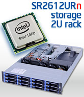 intel SR2612UR 2U Rack storage szerver