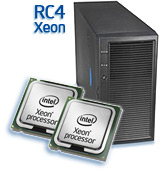 intel RC2 dual Xeon szerver