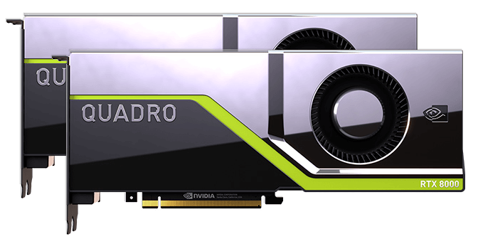 Dual Nvidia Quadro RTX 8000